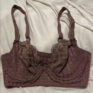 Prima Donna Mauve Lace Trim Bra Full Coverage